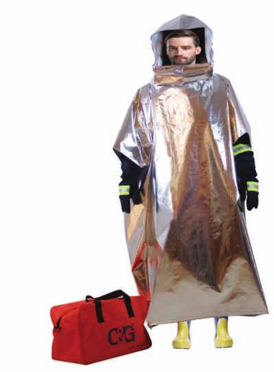 上（shàng）海香蕉视频免费下载超輕隔熱鬥篷走進消防救火演練實踐中